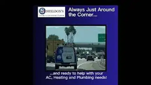 A promotional image featuring a branded service van driving on a highway